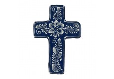 Magnet ceramică cruce (diverse culori)